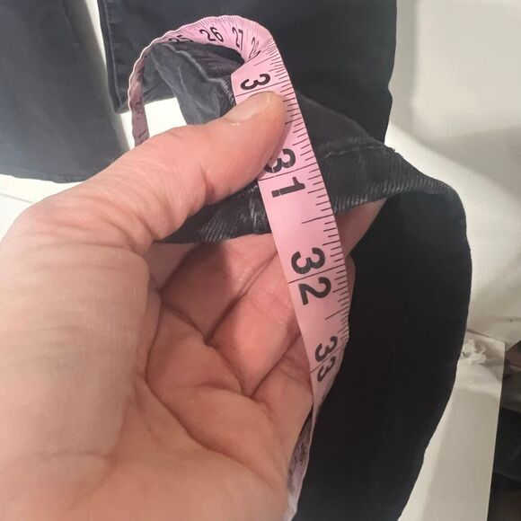 Pilcro the Icon Black Jeans Sz 32 Button Fly - Picture 5 of 11